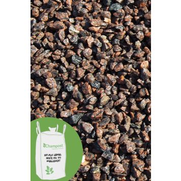 Champost granitskærv rødmix 8/12 mm 1000 kg