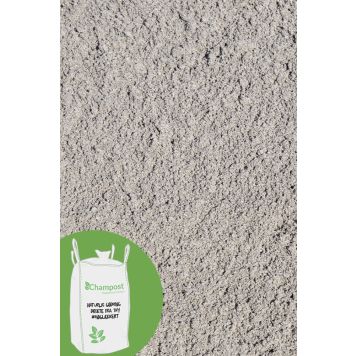 Champost stenmel grå 0/2 mm 1000 kg