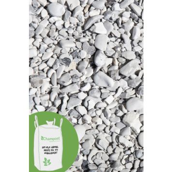 Champost natursten hvid 900 kg