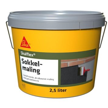 Skalflex Sokkelmaling sort 2,5 l
