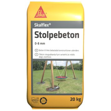 Skalflex Stolpebeton 20 kg 0-8 mm