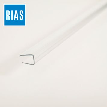 Rias U-profil transparent 3000 mm