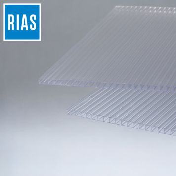 Rias termoplade transparent 3900x980x10 mm