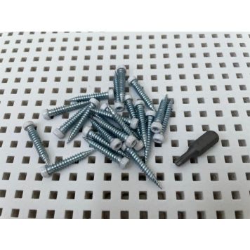 Knauf skrue Danoloft hvid 25x4,5 mm 500 stk.