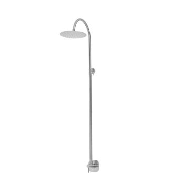 Udendørs brusersæt rustfrit stål 119 cm