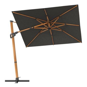 Baser hængeparasol Ultimate antracit 2,5x2,5 m