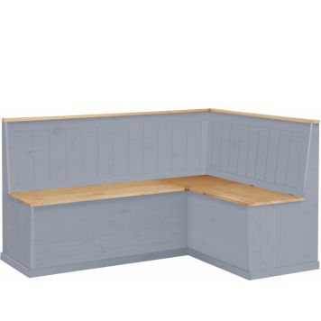Notio Living hjørnebænk med opbevaring fyr grå 1220x1620 mm