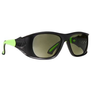 Sikkerhedssolbrille grøn/sort +2,0