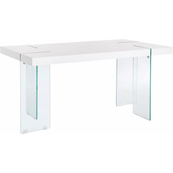 Notio Living spisebord hvid glas 1600x900x750 mm
