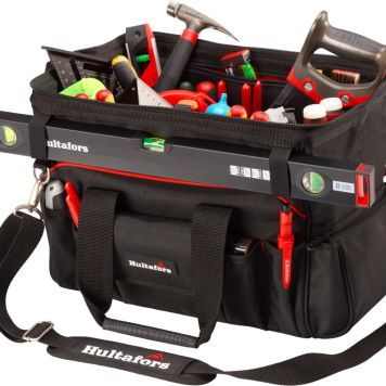 Hultafors værktøjstaske m/stor åbning