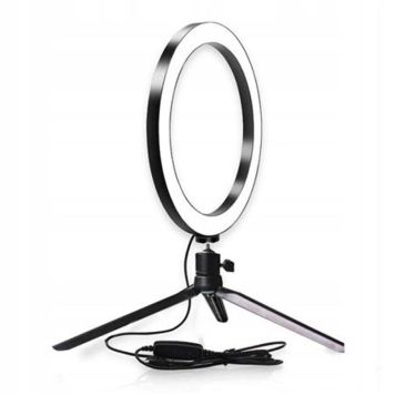 Selfiering bordlampe Tripod H30 cm