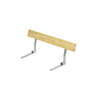 Plus ryglæn t/cafébænk natur 118 cm