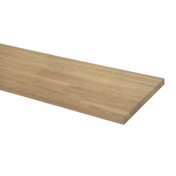 Wallmann træhylde massiv eg 1200x200x18 mm