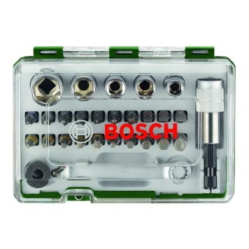 Bosch bits- og topnøglesæt 27 dele 