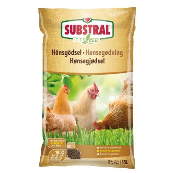 Substral hønsegødning Think Eco 15 L