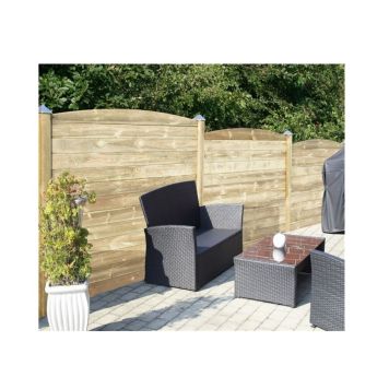 Hortus topprofil & 1 stolpe ekstra fag 178,5 cm buet