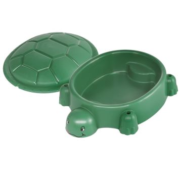 Paradiso Toys sandkasse skildpadde med låg 115x83 cm