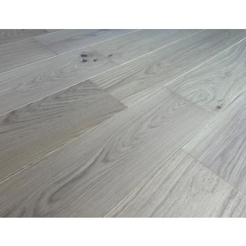 Trægulvsspecialisten gulvprøve oak sahara light white sleben 1900 mm