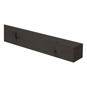 Hortus stolpe til glashegn sort 70x70x1500 mm