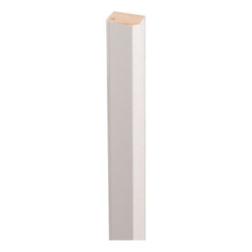 Lundbergs afslutningsliste Solliden hvid 82,4x2,5x1,9 cm 2 stk.