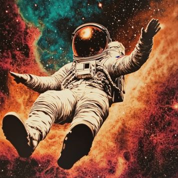 InEx World of Art akustik astronaut 2 - flere størrelser