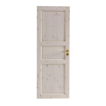 Swedoor dør massiv Tradition 03 hvidpigment 8x21