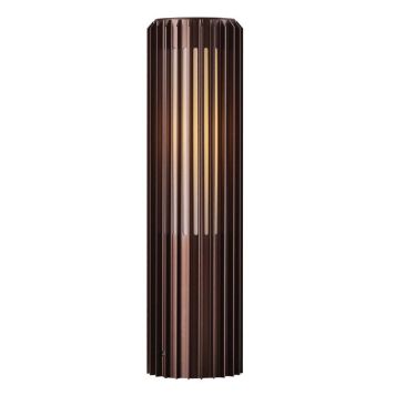 Nordlux havelampe Aludra brun E27 15 W IP54 45x12 cm