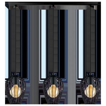 Pendel Newton 3x60W sort - Eglo