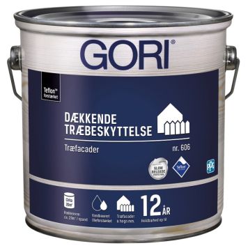 Gori dækkende træbeskyttelse 606 kridt 2,5 L 
