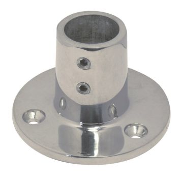 Marinetech rælingsfod 90° rustfri stål 25mm