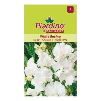 Piardino blomsterfrø ærteblomst White Ensing 