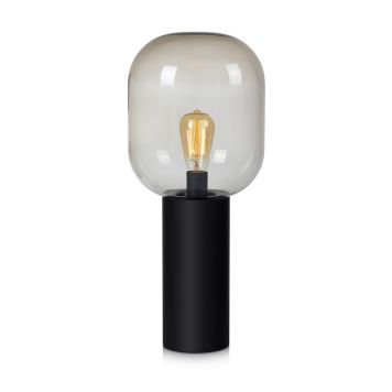 Markslöjd bordlampe Brooklyn røgfarvet E27 56 cm 