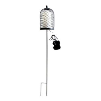 Det Gamle Apotek LED-lanterne sort til batteri IP44 H81 cm 