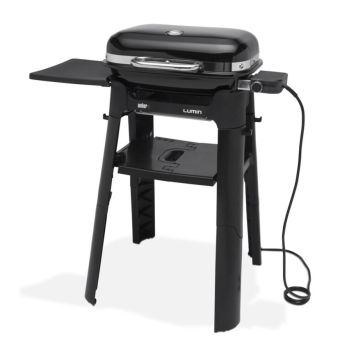 Weber elgrill Lumin sort inkl. stander