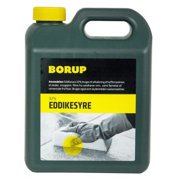 Borup eddikesyre 32 procent 2,5 l