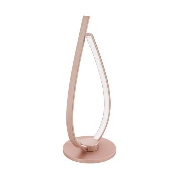 Eglo LED bordlampe Palozza rosaguld 14 W 38 cm 