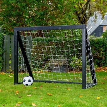 Homegoal fodboldmål Pro Mini sort træ 150x120 cm