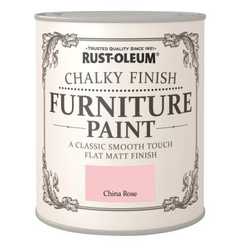 Rust-Oleum møbelmaling Chalky Finish China Rose 750 ml