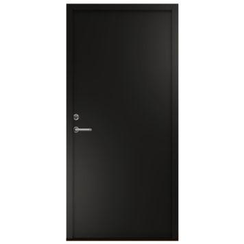 Swedoor facadedør P-1200 højre udadgående sort 948x2050 mm