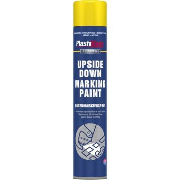 PlastiKote mærkespray upside down gul 750 ml