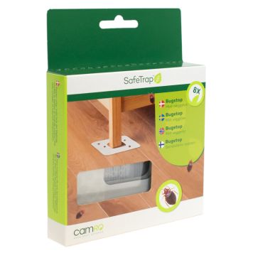 Camro SafeTrap Bugstop fælde mod væggelus 8 stk.