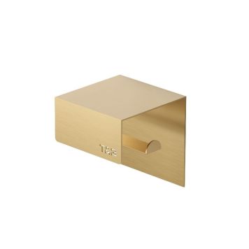 Nortiq toiletrulleholder T&B 1 børstet guld