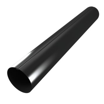 Grøvik nedløbsrør N70 alu sort 300 cm 