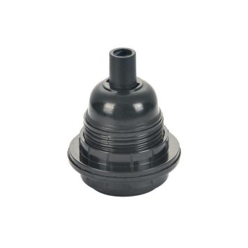 Halo Design plastfatning m. omløbsring E27 sort 