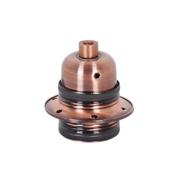 Halo Design metalfatning E27 antik-kobber