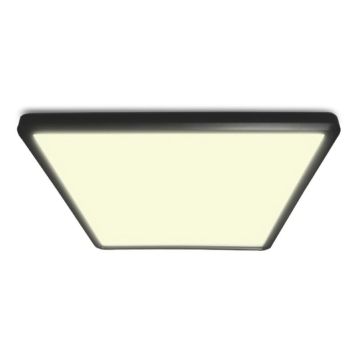 Halo Design Ultra Square plafond 3-trin sort LED 18W