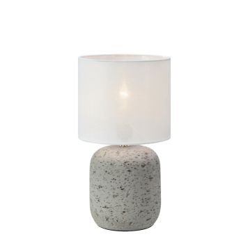 Markslöjd bordlampe Montagna grå E14 H32