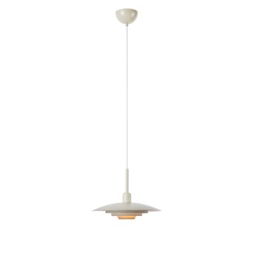 Markslöjd pendel Piny beige E27 Ø35 cm
