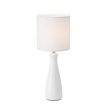 Markslöjd bordlampe Birillo hvid E14 Ø15,5 cm