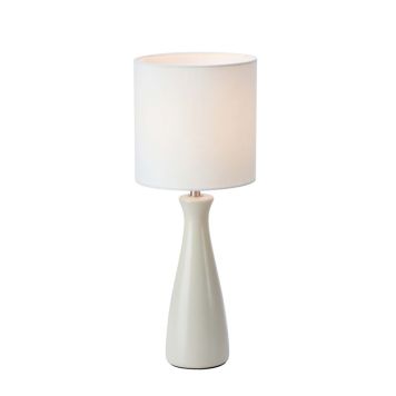 Markslöjd bordlampe Birillo beige E14 Ø15,5 cm